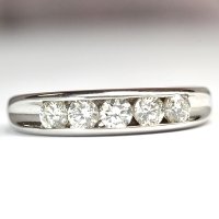 ダイヤの輝きが綺麗で付け心地抜群のリング！ダイヤ・Pt900(プラチナ)・リング(指輪)売約済