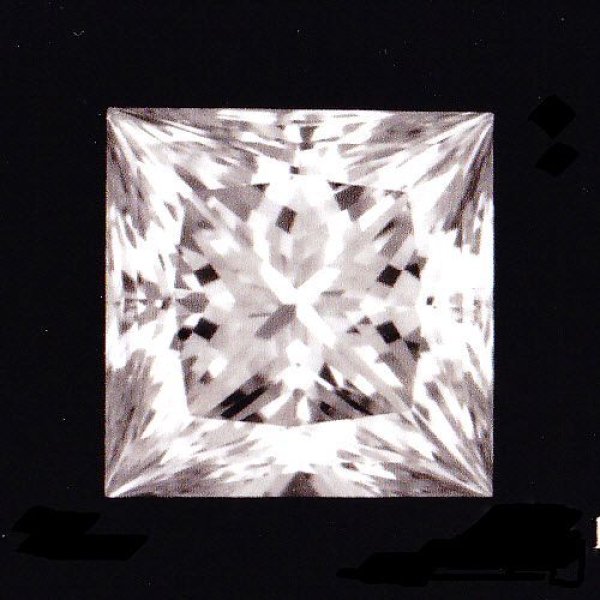画像1: プリンセスカットダイヤ・天然石ダイヤ・0.281ct・Eカラー・VS-1・婚約指輪に最適ですよ！！売約済 (1)